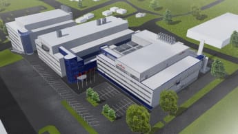 Illustration of the Murata factory expansion in Vantaa.