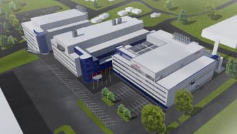 Illustration of the Murata factory expansion in Vantaa.