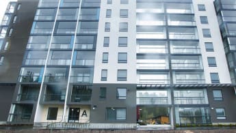 A view of the new apartment building at Hakunila, Vantaa.