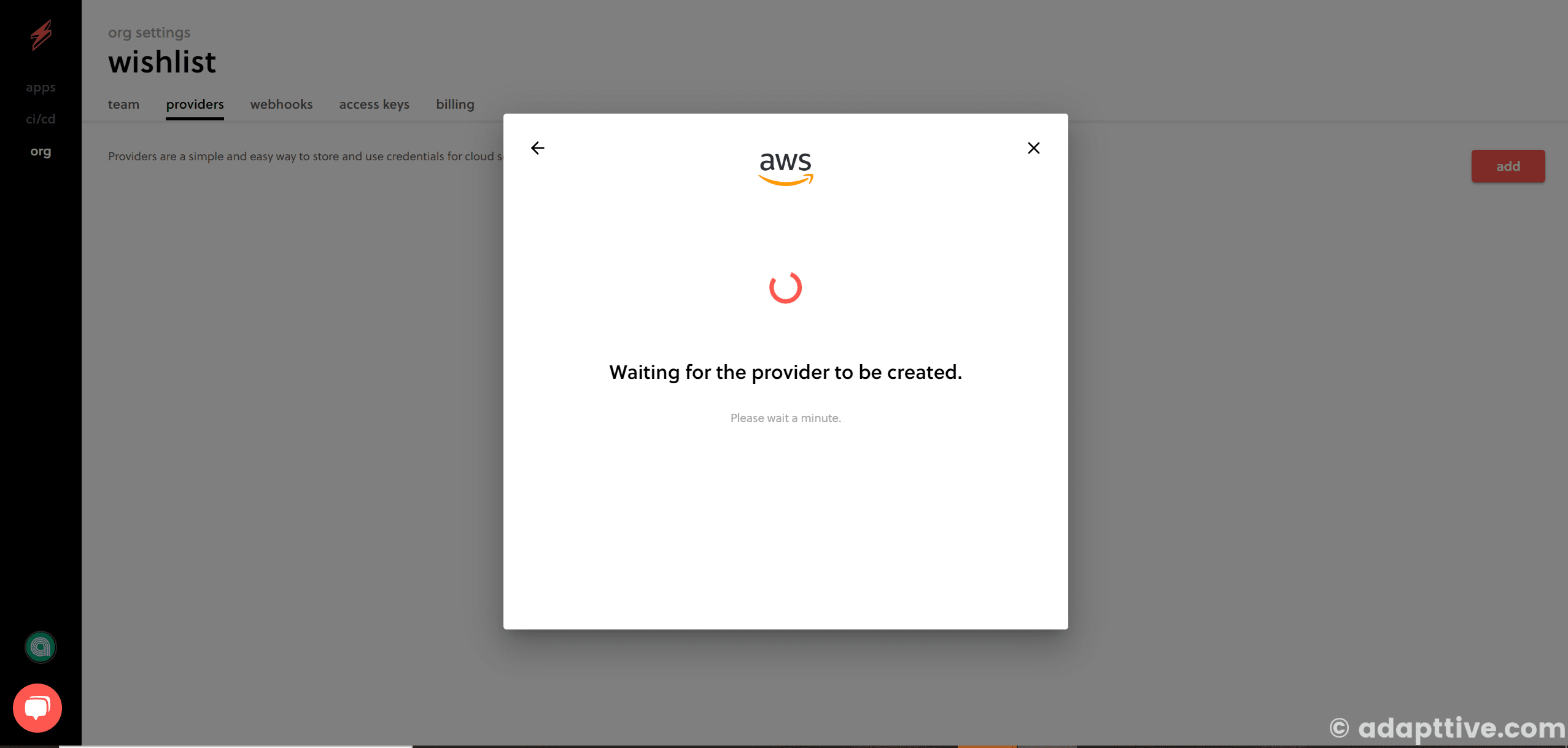 AWS Authorizing In Progress