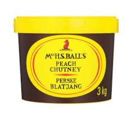 Mrs Balls Chutney Peach 3kg