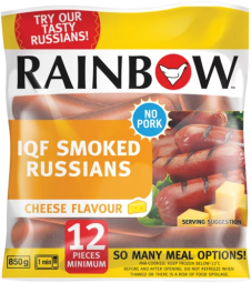 Rainbow Frozen Russians Cheese 850g