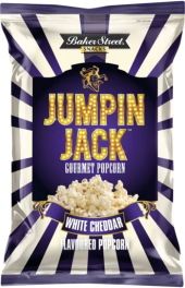 Jumpin Jack White Cheddar Popcorn 100g (Best Before July 2026)