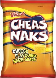 Cheas Naks Cheese Flavoured Maize Snack 135g