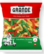 Pasta Grande Screws Tricolore 500g