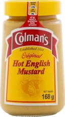 Colman's Hot English Mustard 168g
