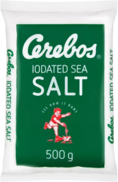 Cerebos Iodated Sea Salt Poly 500g