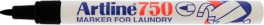 Artline EK750 Laundry Marker 0.7mm - Black