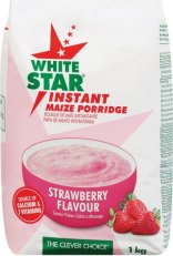 White Star Instant Maize Porridge Strawberry 1kg