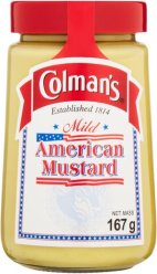 Colman's American Mustard 167g