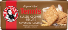 Bakers Tennis Cappuccino Flavoured Classic Coconut Biscuits 200g