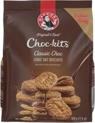 Bakers Choc-kits Classic Chocolate Oat Biscuits 500g