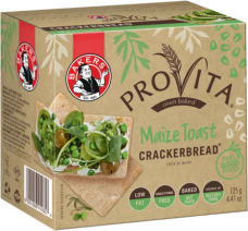 Bakers Provita Maize Toast Crackerbread 125g
