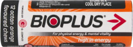 Bioplus Energy Chew Octanic Orange 12's Roll