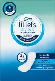 Lil-Lets Liner Drylock Bladder Weakness Regular 34S