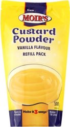 Moir's Vanilla Flavoured Custard Powder Refill Pack 500g