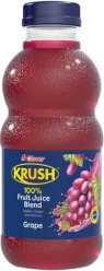 Clover Krush Fruit Juice Blend 100% Red Grape 500ml