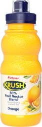 Clover Krush Orange 50% Fruit Nectar Blend 250ml
