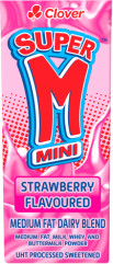Clover Super M Flavoured Strawberry Milk 200ml
