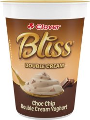 Clover Bliss Choc Chip Double Cream Yoghurt 150g