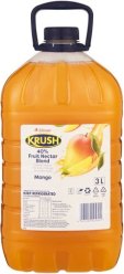 Clover Krush Mango Fruit Nectar Juice 3L