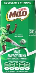 Clover Milo Malt Chocolate Flavoured Energy Drink 200ml