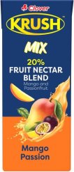Clover Krush UHT Mango Passion Fruit Juice Blend 200ml