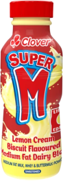 Clover Super M Flavoured Milk 300ml Lemon Cream Biscuit