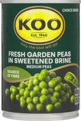Koo Garden Peas in Sweetened Brine 400g