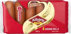 Albany Superior Brown Rolls  360g