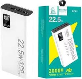 DP45 22.5w 20000 mah Power Bank White