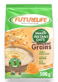 Futurelife Smart Instant Oats with Ancient Grains - Honey 500G