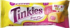 Tinkies Half Strawberry & Half Vanilla  45g