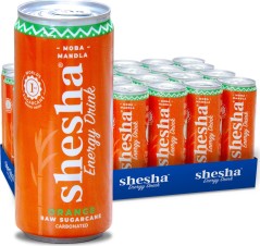 Shesha Energy Drink Orange 300ml x 24 (Best Before April 2026)