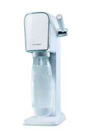 Sodastream Art White Sparkling Water Maker & 1L Bottle + CO2 cylinder