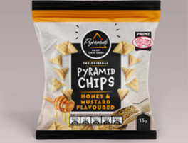 Pyramid Chips Honey & Mustard Flavoured 15g
