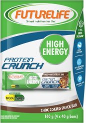 Futurelife High Energy Crunch Bar Choc Coated 4 x 40g