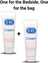 Glow & Go Double Pack - E45 Dermatological Cream 50g 