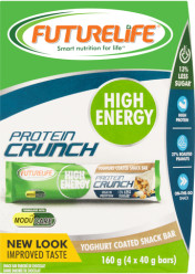 Futurelife High Energy Crunch Bar Yoghurt Coated 4 x 40g(Best Before February 2026)