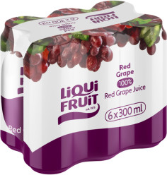 Liqui Fruit Red Grape 300ml Can