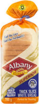 Albany Superior Thick Sliced White Bread 700g