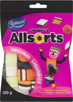 Beacon Liquorice Allsorts 150g