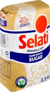 Selati Sprinkle Joy Pure White Sugar 2.5kg