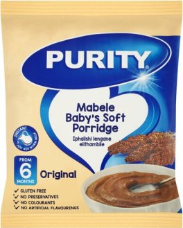 Purity Cereal  Mabele Baby's Soft Porridge Original 350Gg(from 6 months)