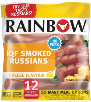 Rainbow Frozen Russians Cheese 850g
