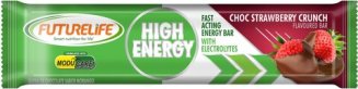 Futurelife High Energy Choc Strawberry Crunch Bar 40g