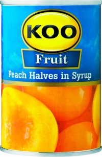 Koo Peach Halves In Syrup 410g