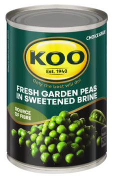 Koo Garden Peas in Sweetened Brine 400g