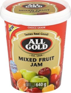 All Gold Jam Mixed Fruit 640g
