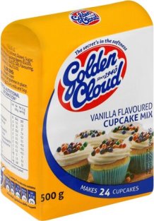 Golden Cloud Mix Vanilla Flavoured Cupcake 500g